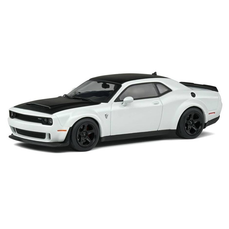 SCALE MODEL COMPATIBLE WITH DODGE CHALLENGER DEMON 2018 WHITE 1:43 SOLID SL4310303