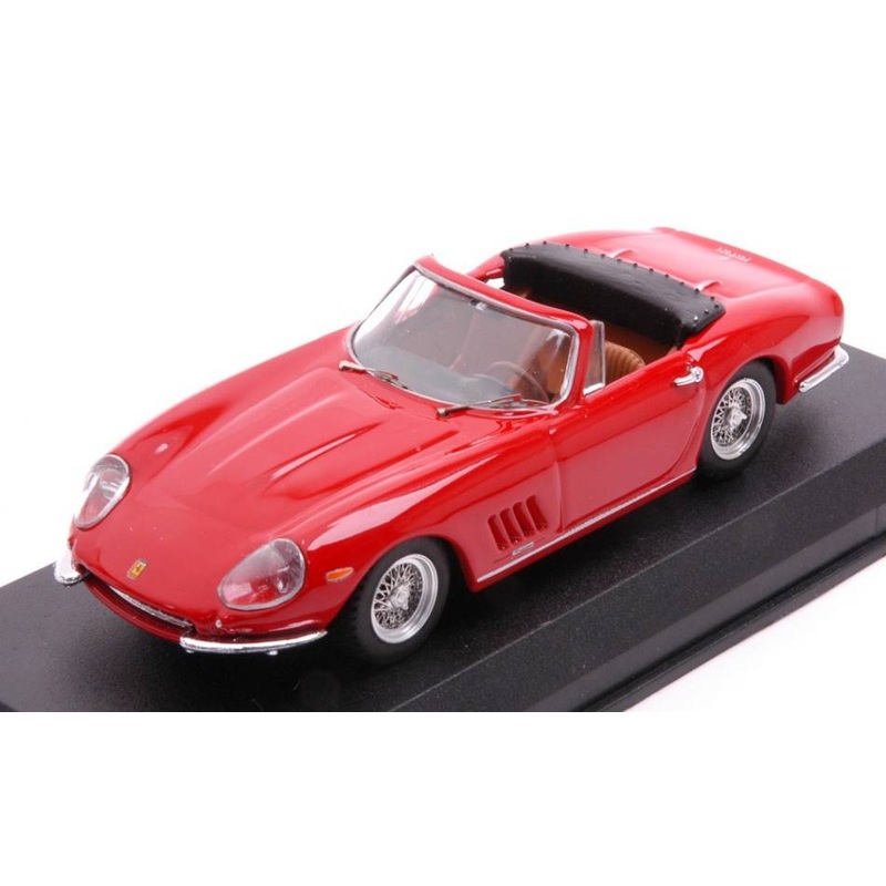 SCALE MODEL COMPATIBLE WITH FERRARI 275 GTB/4 NART SPYDER 1967 RED 1:43 BEST MODEL BT9837