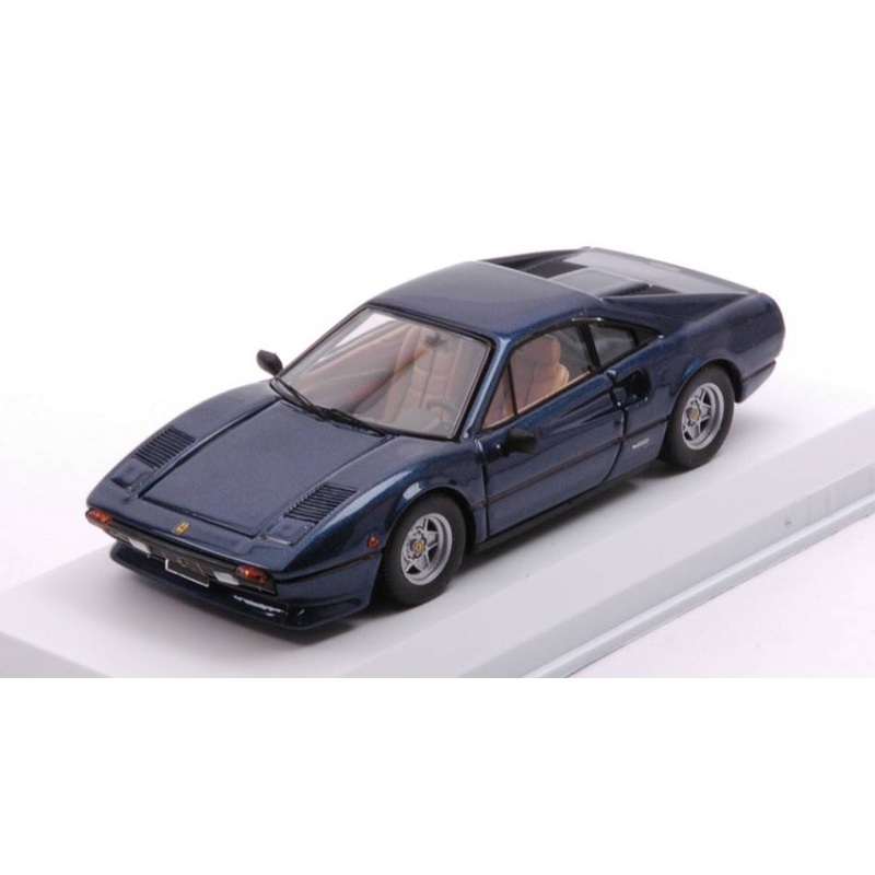 SCALE MODEL COMPATIBLE WITH FERRARI 308 GTB POST PRODUCTION 1980 METALLIC EVENING BLUE 1:43 BEST MODEL BT9833