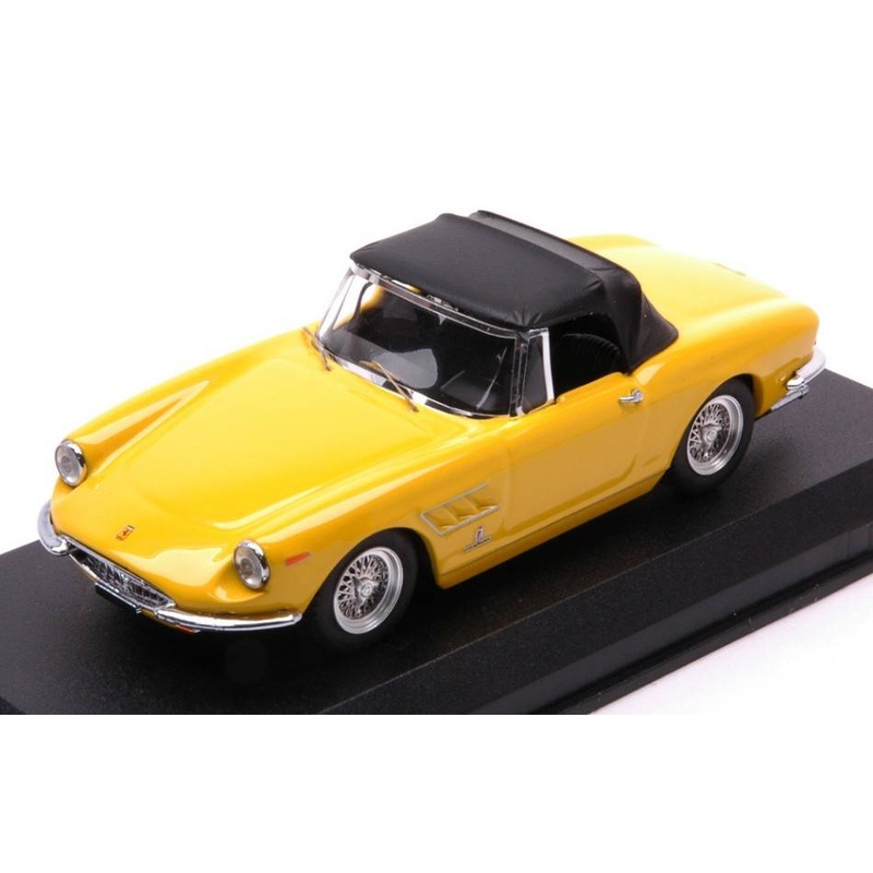 SCALE MODEL COMPATIBLE WITH FERRARI 330 GTS SPYDER W/COUPON YELLOW 1:43 BEST MODEL BT9840