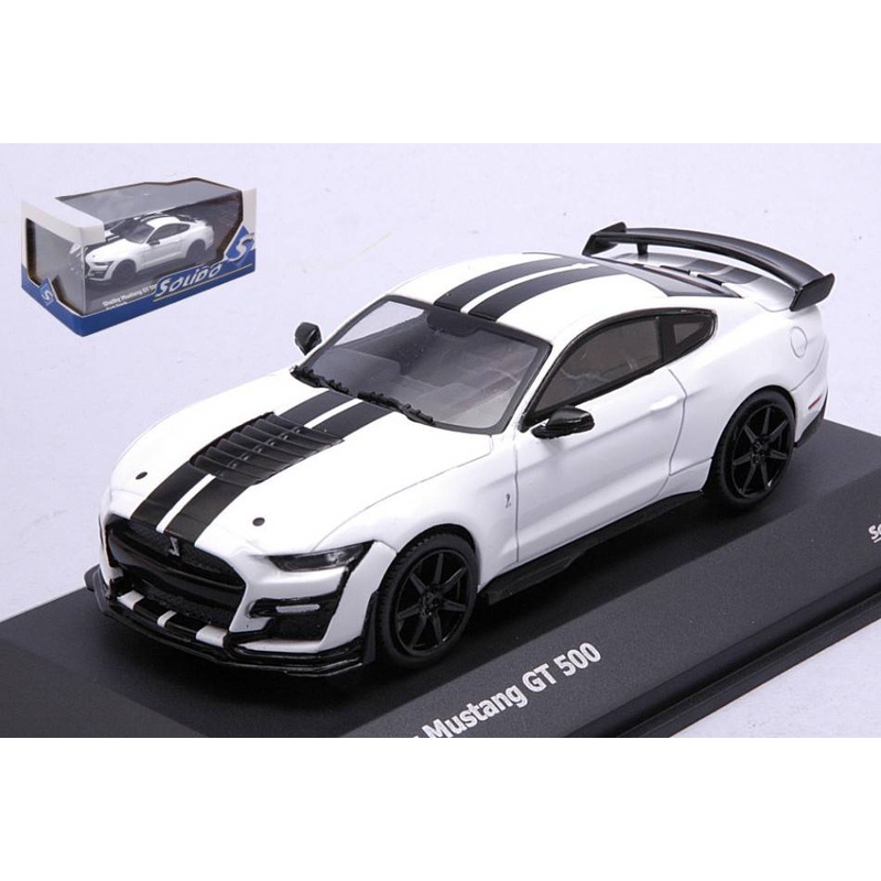 SCALE MODEL COMPATIBLE WITH FORD MUSTANG GT500 COUPE 2020 WHITE 1:43 SOLID SL4311503