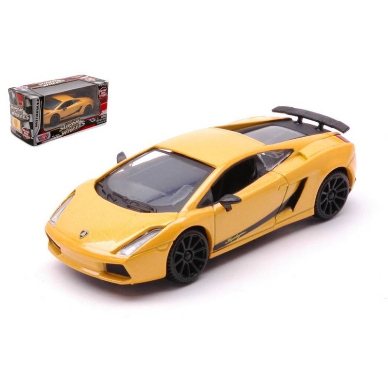 SCALE MODEL COMPATIBLE WITH LAMBORGHINI GALLARDO SUPERLEGGERA YELLOW 1:43 MOTORMAX MTM4067