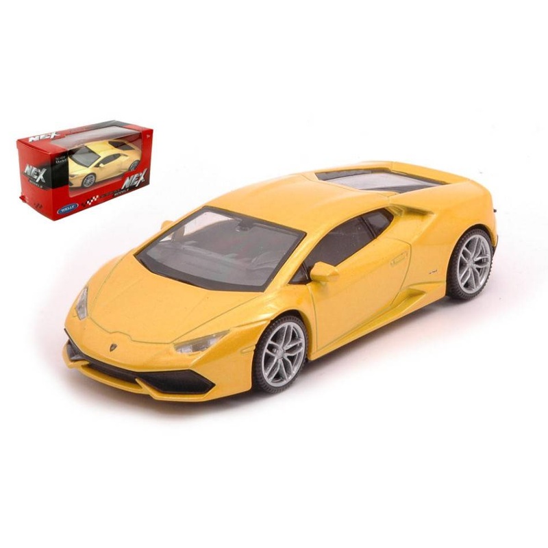 SCALE MODEL COMPATIBLE WITH LAMBORGHINI HURACAN COUPE' YELLOW 1:43 WELLY WE39798M