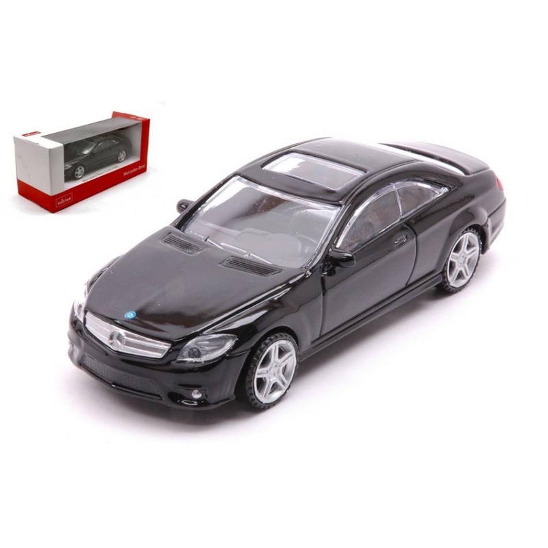 SCALE MODEL COMPATIBLE WITH MERCEDES CL63 AMG BLACK 1:43 RASTAR RAT34300BK