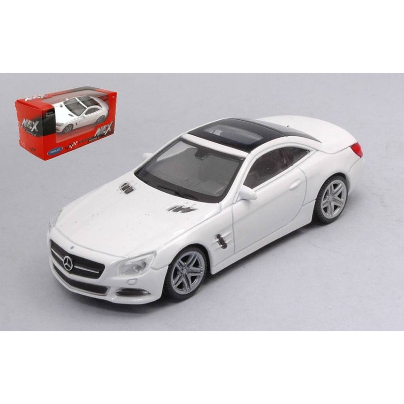 SCALE MODEL COMPATIBLE WITH MERCEDES SL500 2012 WHITE 1:43 WELLY WE39798A