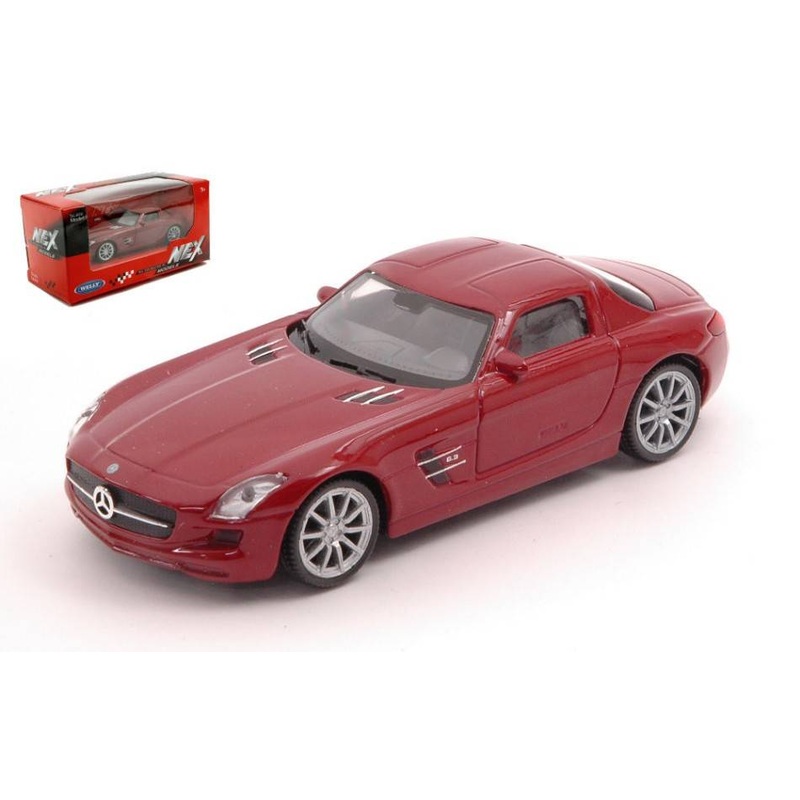 SCALE MODEL COMPATIBLE WITH MERCEDES SLS AMG AMARANT 1:43 WELLY WE39556D