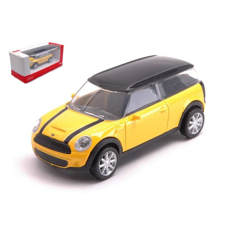 SCALE MODEL COMPATIBLE WITH MINI CLUBMAN YELLOW 1:43 RASTAR RAT37300Y
