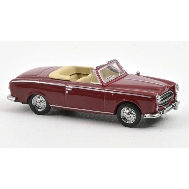 SCALE MODEL COMPATIBLE WITH PEUGEOT 403 CABRIOLET 1957 RED 1:87 NOREV NV474343