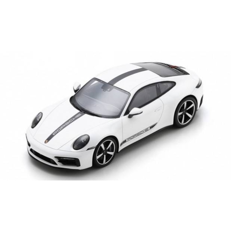 SCALE MODEL COMPATIBLE WITH PORSCHE 911 CARRERA 4S (TYPE 992) 2019 WHITE 1:18 SCHUCO SH450058200