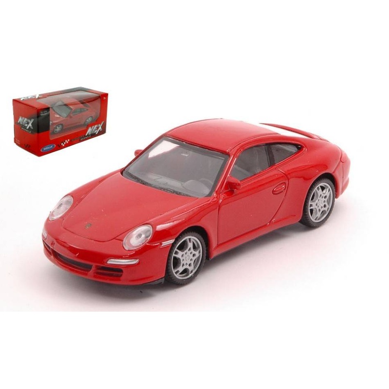 SCALE MODEL COMPATIBLE WITH PORSCHE 911 CARRERA S RED 1:43 WELLY WE38509P