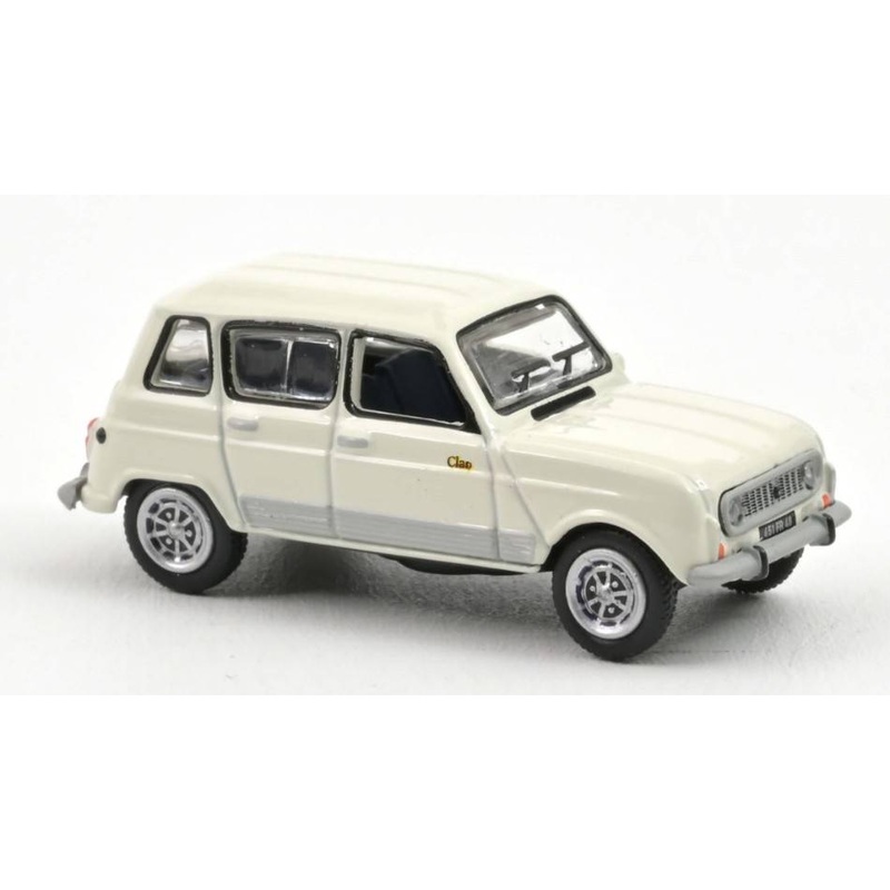 SCALE MODEL COMPATIBLE WITH RENAULT 4 CLAN 1987 PANDA WHITE 1:87 NOREV NV510088