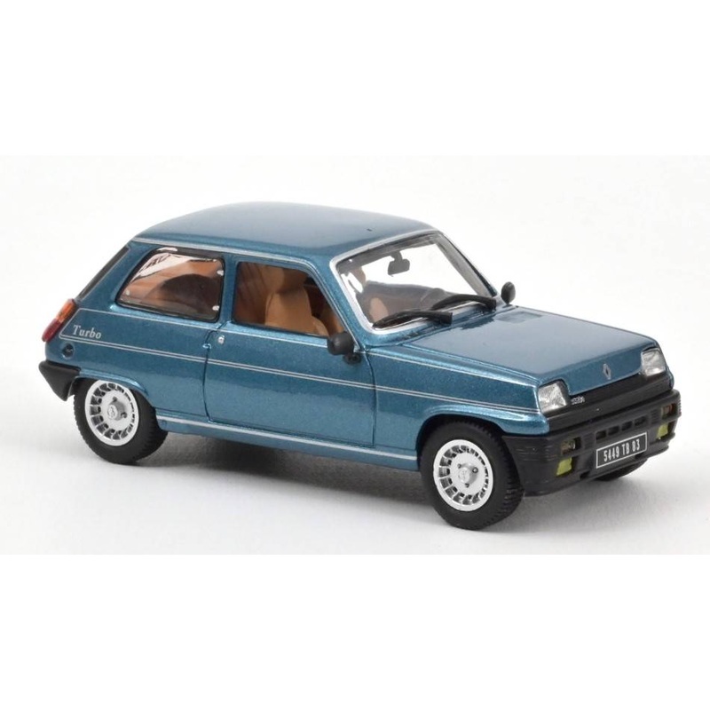 SCALE MODEL COMPATIBLE WITH RENAULT 5 ALPINE TURBO 1983 NAVY BLUE 1:43 NOREV NV510534