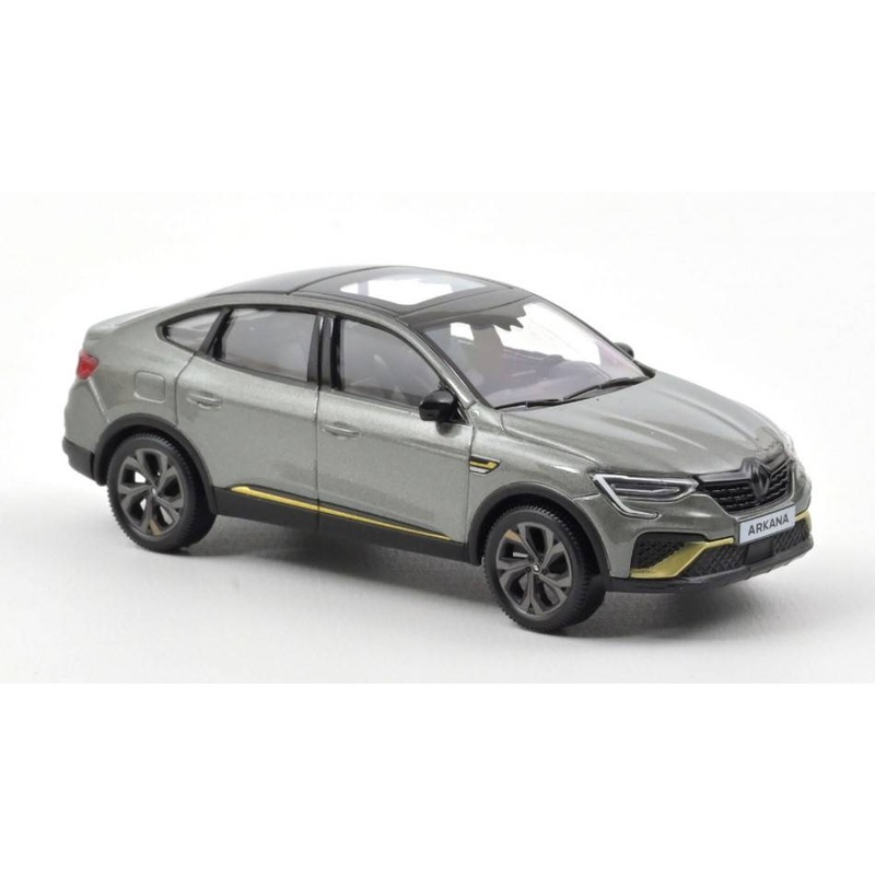 SCALE MODEL COMPATIBLE WITH RENAULT ARKANA E-TECH ENGINEERED 2022 GRAY METALLIC 1:43 NOREV NV517686
