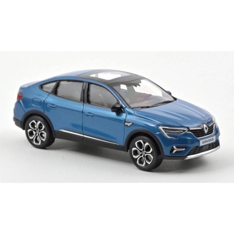 SCALE MODEL COMPATIBLE WITH RENAULT ARKANA TECHNO 2022 ZANZIBAR BLUE 1:43 NOREV NV517687
