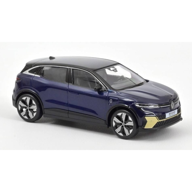 SCALE MODEL COMPATIBLE WITH RENAULT MEGANE E-TECH 100% ELECTRIC 2022 MIDNIGHT BLUE & BLACK 1:43 NOREV NV517922