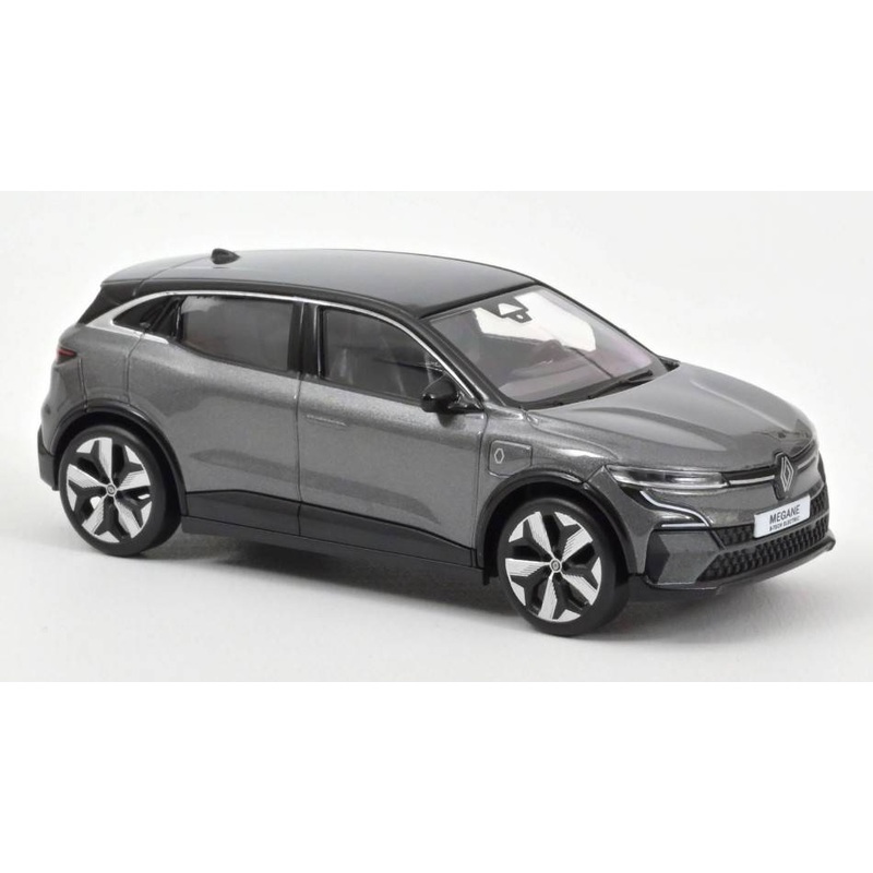SCALE MODEL COMPATIBLE WITH RENAULT MEGANE E-TECH 100% ELECTRIC 2022 SHADOW GRAY & BLACK 1:43 NOREV NV517920