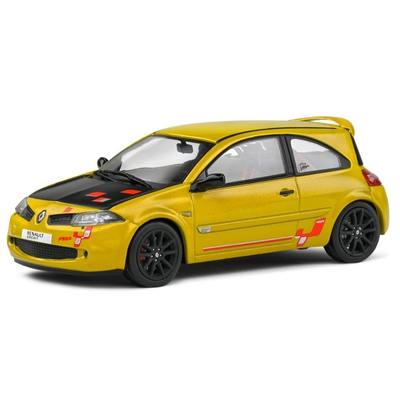 SCALE MODEL COMPATIBLE WITH RENAULT MEGANE R26-R 2008 SIRIUS YELLOW 1:43 SOLID SL4310204