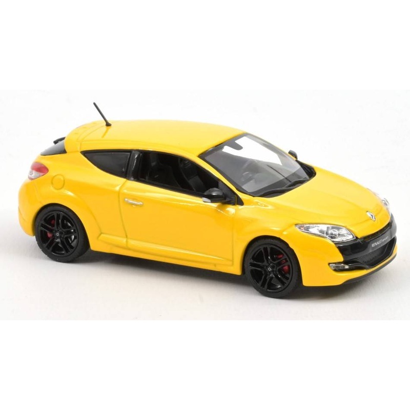 SCALE MODEL COMPATIBLE WITH RENAULT MEGANE RS 2009 YELLOW 1:43 NOREV NV517710
