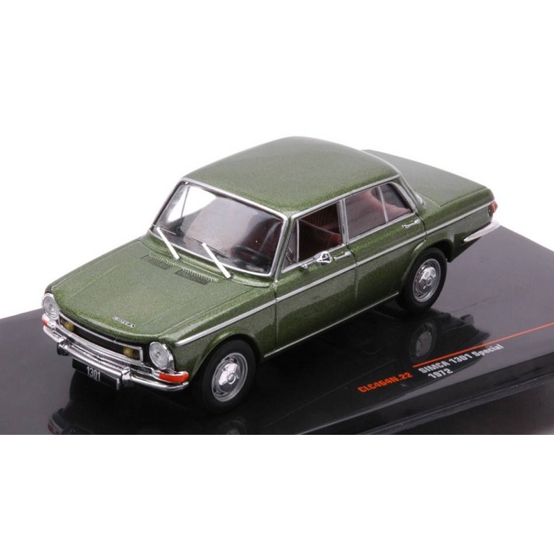SCALE MODEL COMPATIBLE WITH SIMCA 1301 SPECIAL 1972 MET.GREEN 1:43 IXO MODEL CLC464