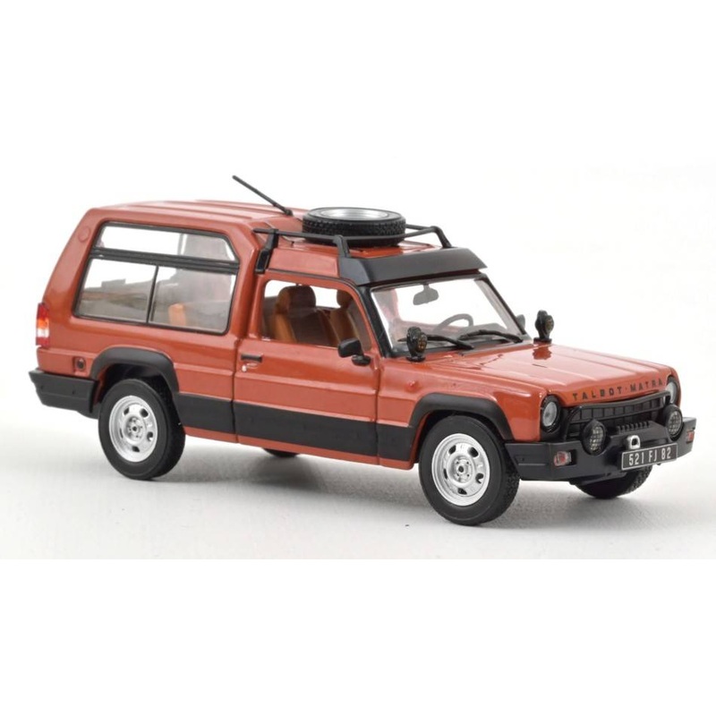 SCALE MODEL COMPATIBLE WITH TALBOT MATRA RANCHO 1982 TERRE BATTUE OCHRE 1:43 NOREV NV574112