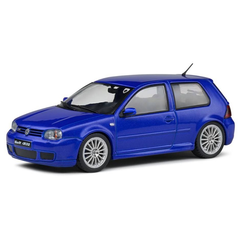 SCALE MODEL COMPATIBLE WITH VW GOLF IV R32 2003 BLUE 1:43 SOLID SL4313601
