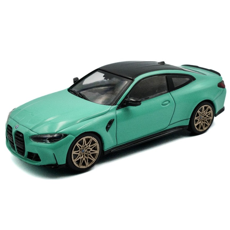 MODELLINO Solido BMW 4-SERIES M4 COUPE COMPETITION (G82) 2023 MINT GREEN 1:43 MODEL SCALE SL4316002 250506