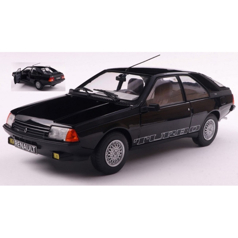 MODELLINO Solido RENAULT FUEGO TURBO COUPE 1980 BLACK 1:18 MODEL SCALE SL1806406 250506