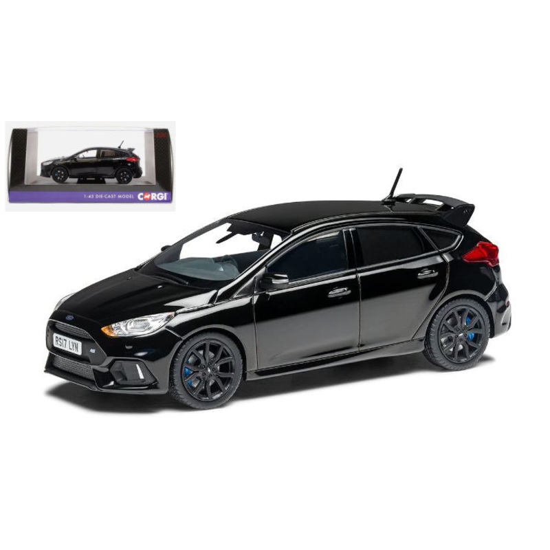 MODELLINO Vanguards FORD FOCUS Mk3 RS SHADOW BLACK 1:43 MODEL SCALE VA15305 250506