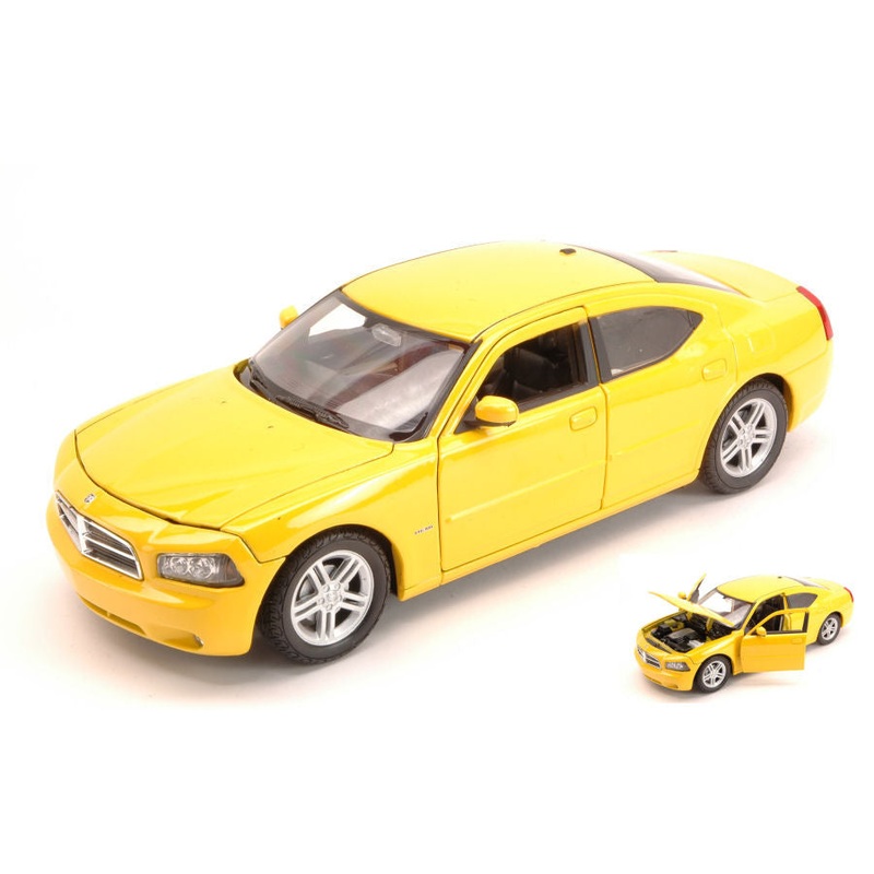 MODELLINO Welly DODGE CHARGER DAYTONA R/T 2006 YELLOW 1:24 MODEL SCALE WE0388 250506