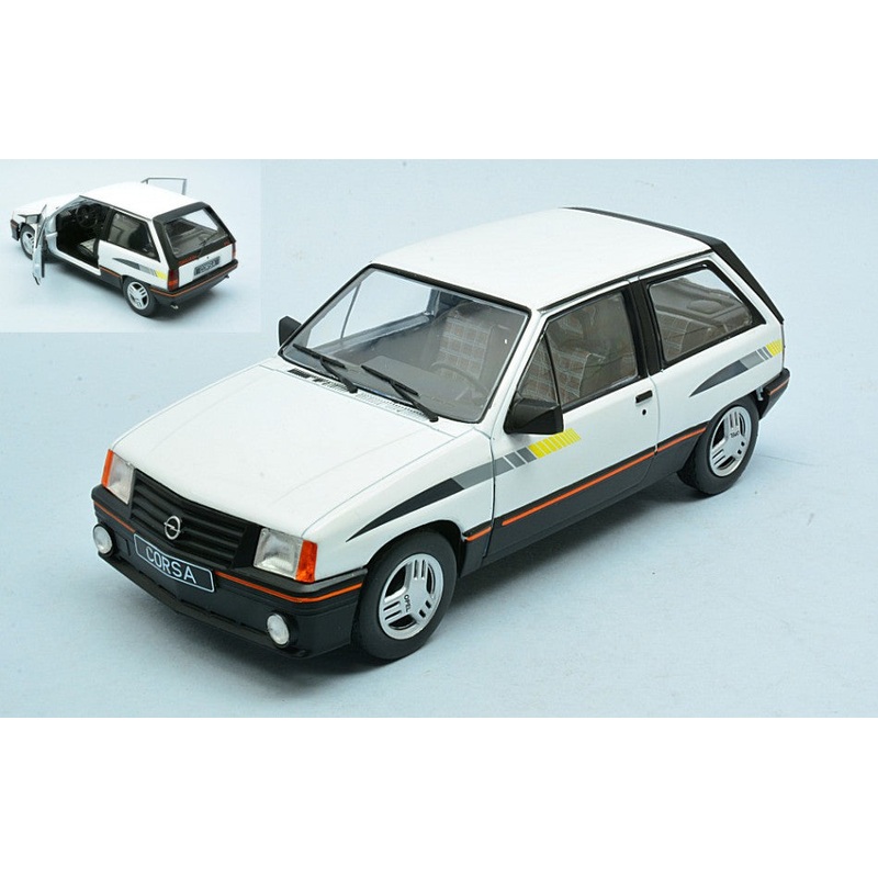 MODELLINO Whitebox OPEL CORSA A SR 1985 WHITE 1:24 MODEL SCALE WB124239 250506