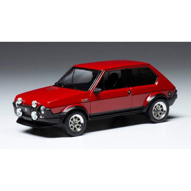 SCALE MODEL COMPATIBLE WITH FIAT RITMO ABARTH Gr.2 1979 RED 1:43 IXO MODEL CLC465