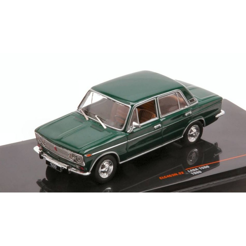 SCALE MODEL COMPATIBLE WITH LADA 1500 1980 GREEN 1:43 IXO MODEL CLC463