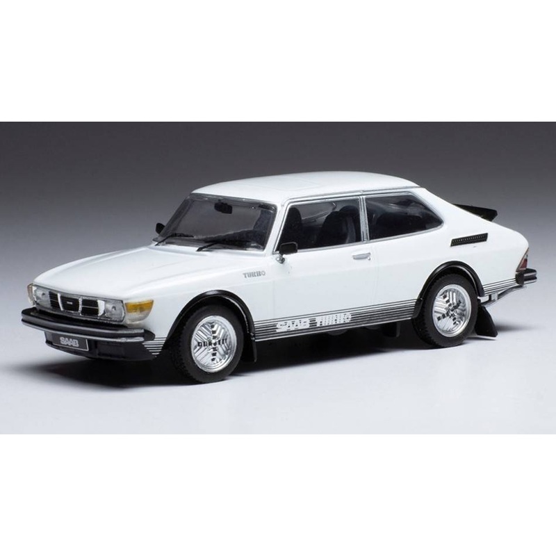 SCALE MODEL COMPATIBLE WITH SAAB 99 TURBO COMBI COUPE 1977 WHITE 1:43 IXO MODEL CLC460