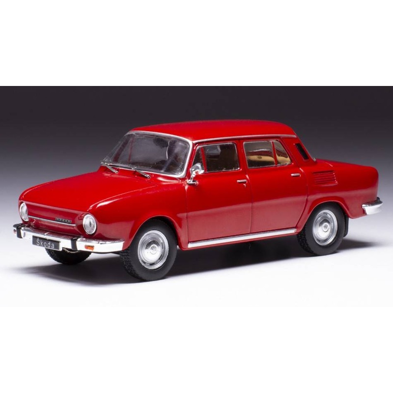 SCALE MODEL COMPATIBLE WITH SKODA 100 L 1974 RED 1:43 IXO MODEL CLC497