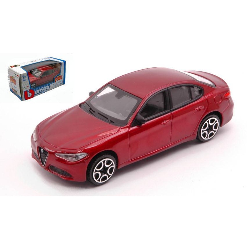 SCALE MODEL COMPATIBLE WITH ALFA ROMEO GIULIA 2016 RED 1:43 BURAGO BU30329R