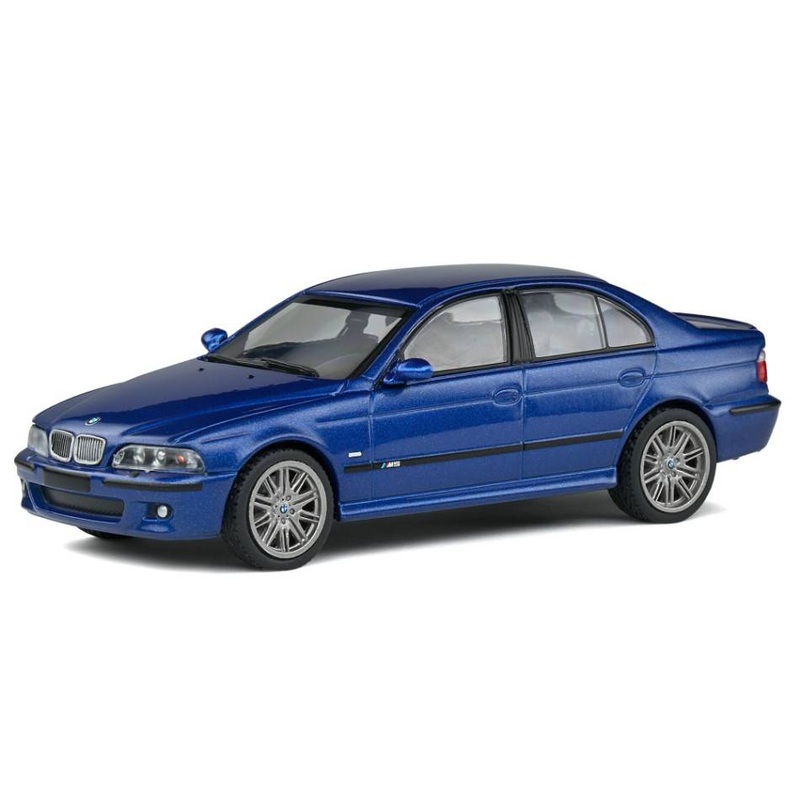 SCALE MODEL COMPATIBLE WITH BMW M5 E39 BLUE 1:43 SOLID SL4310501 MODEL