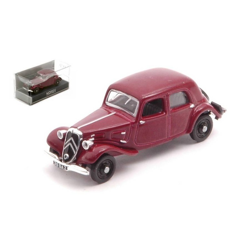 SCALE MODEL COMPATIBLE WITH CITROEN 11 TO 1938 EXCELSIOR RED 1:87 NOREV NV153008