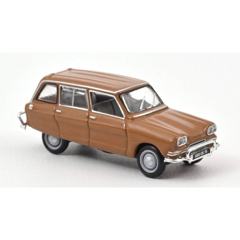 SCALE MODEL COMPATIBLE WITH CITROEN AMI 6 1969 DARK GOLD 1:87 NOREV NV153504