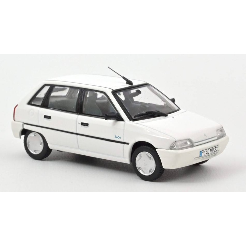 SCALE MODEL COMPATIBLE WITH CITROEN AX SPOT 1995 WHITE 1:43 NOREV NV155162