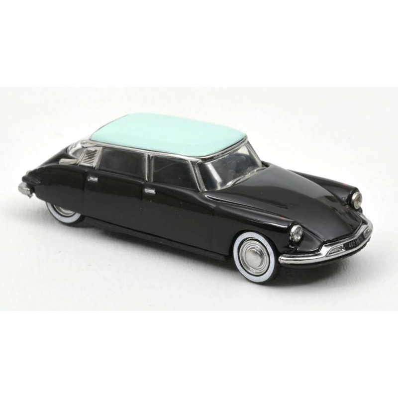 SCALE MODEL COMPATIBLE WITH CITROEN DS 19 1958 BLACK 1:87 NOREV NV157087