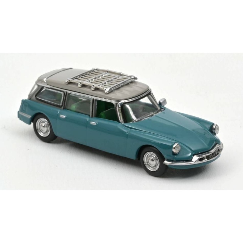 SCALE MODEL COMPATIBLE WITH CITROEN ID BREAK 1960 MELEZE GREEN 1:87 NOREV NV155059