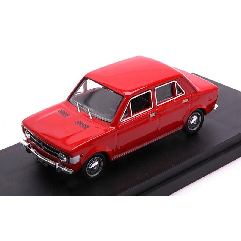 SCALE MODEL COMPATIBLE WITH FIAT 128 4 DOORS 1969 RED 1:43 RIO RI4684