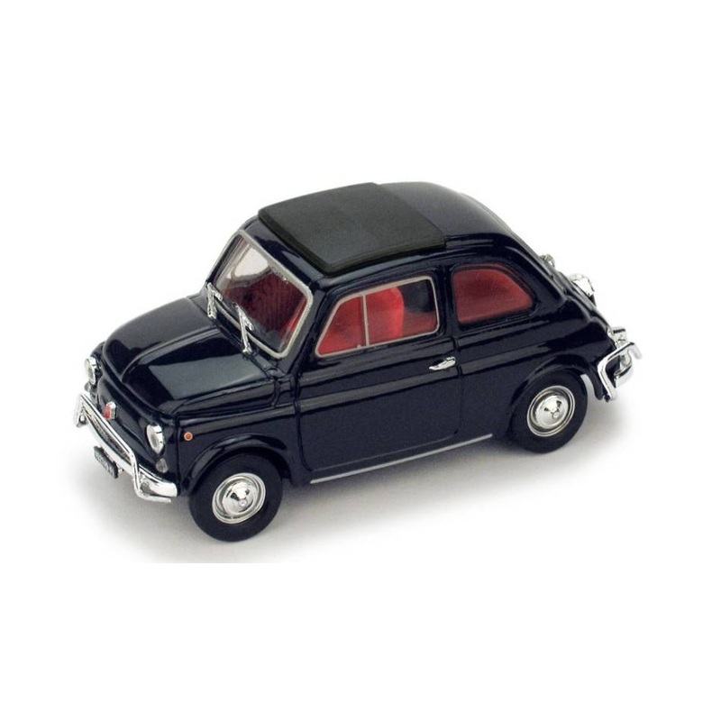 SCALE MODEL COMPATIBLE WITH FIAT 500 L 1968-72 CLOSED DARK BLUE 1:43 BRUMM BM0465-08