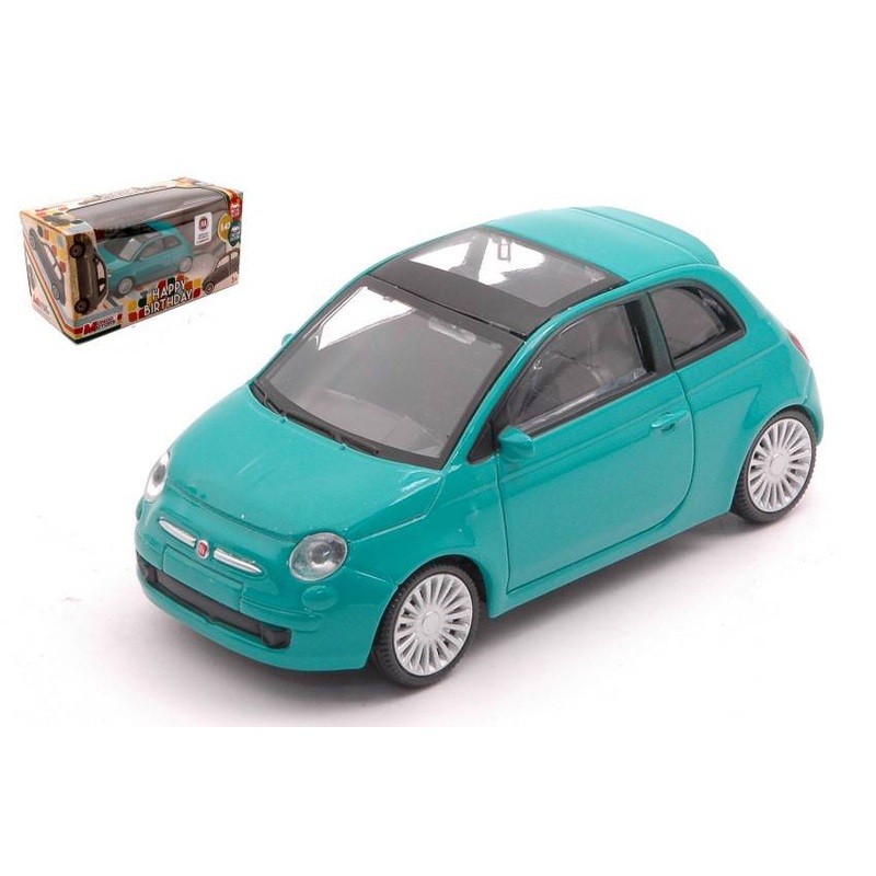 SCALE MODEL COMPATIBLE WITH FIAT NUOVA 500 GREEN 1:43 MONDO MOTORS MM53211GR