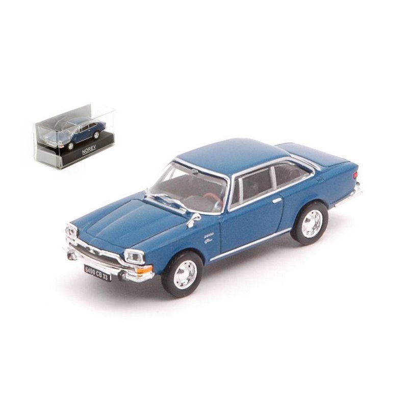 SCALE MODEL COMPATIBLE WITH GLAS V8 1967 BLUE 1:87 NOREV NV820534 MODEL