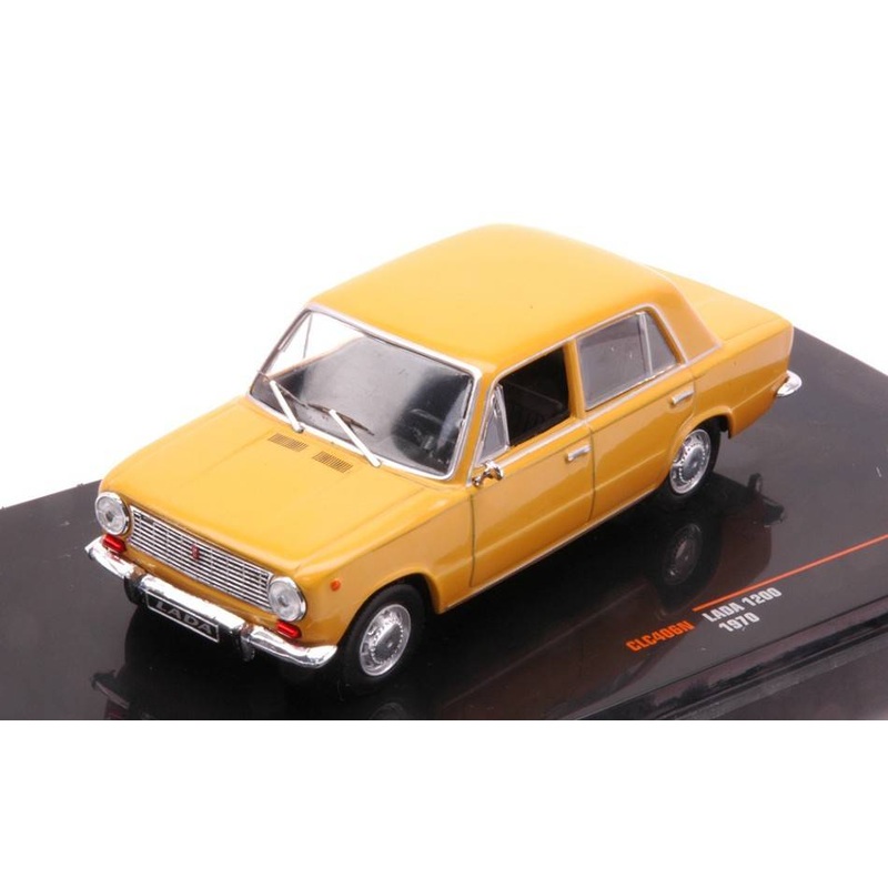 SCALE MODEL COMPATIBLE WITH LADA 1200 1970 YELLOW 1:43 IXO MODEL CLC406N