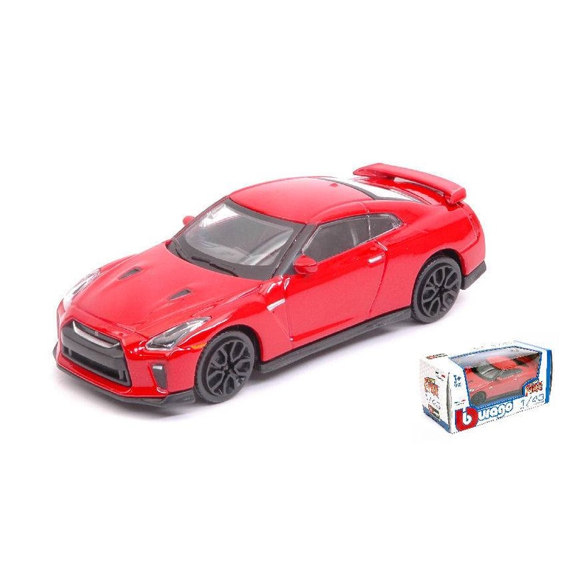SCALE MODEL COMPATIBLE WITH NISSAN GT-R 2017 RED 1:43 BURAGO BU30135R