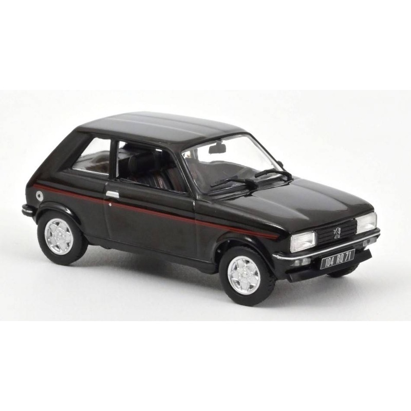 SCALE MODEL COMPATIBLE WITH PEUGEOT 104 ZS 1979 BLACK 1:43 NOREV NV471405