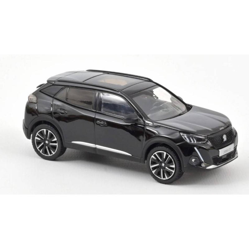 SCALE MODEL COMPATIBLE WITH PEUGEOT 2008 GT 2020 PERLA NERA BLACK 1:43 NOREV NV472865