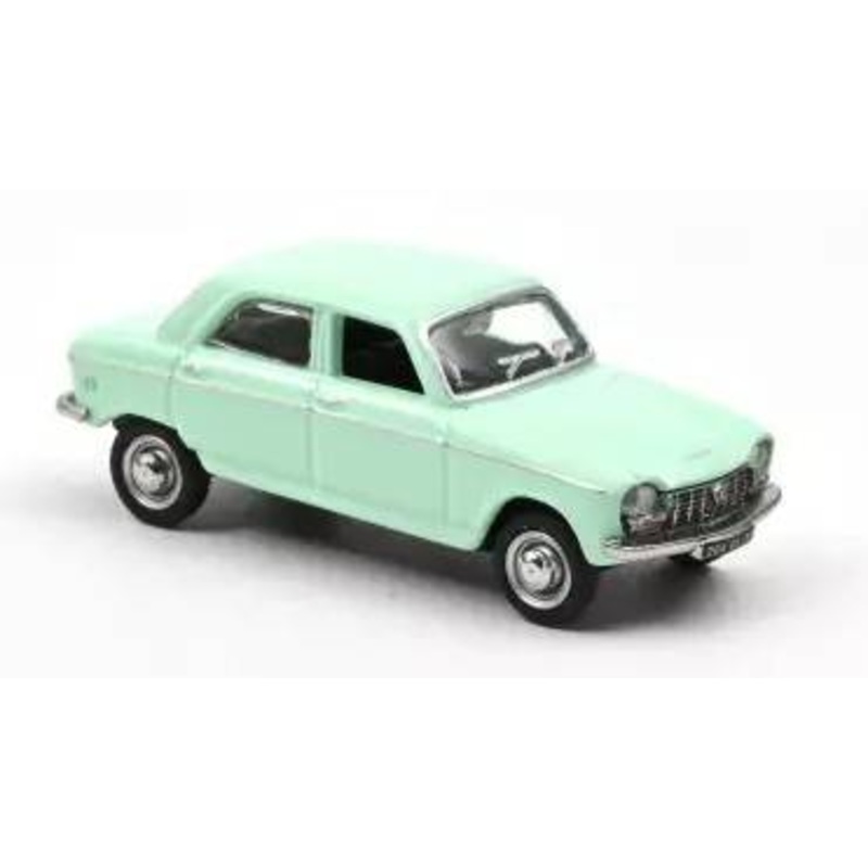 SCALE MODEL COMPATIBLE WITH PEUGEOT 204 1966 LIGHT GREEN 1:87 NOREV NV472416